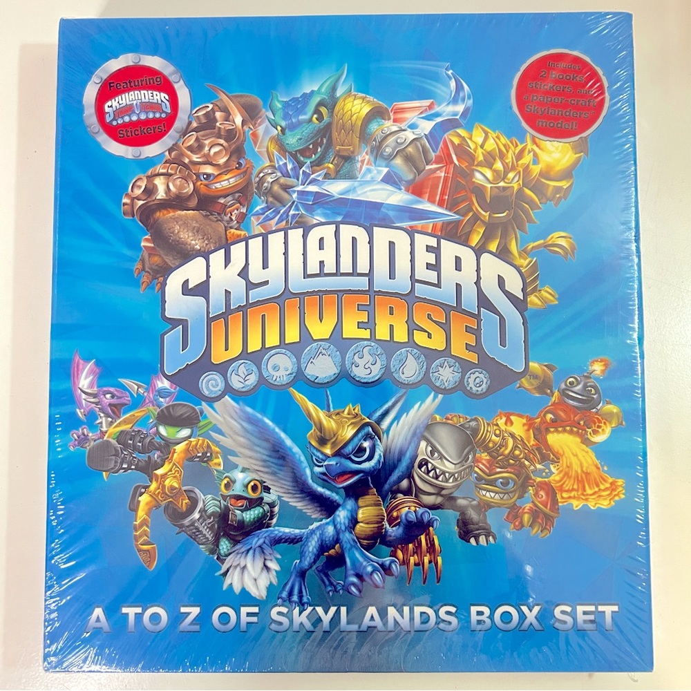 New Skylanders Universe A to Z of Skylanders Box Set by Grosset & Dunlap Sealed
